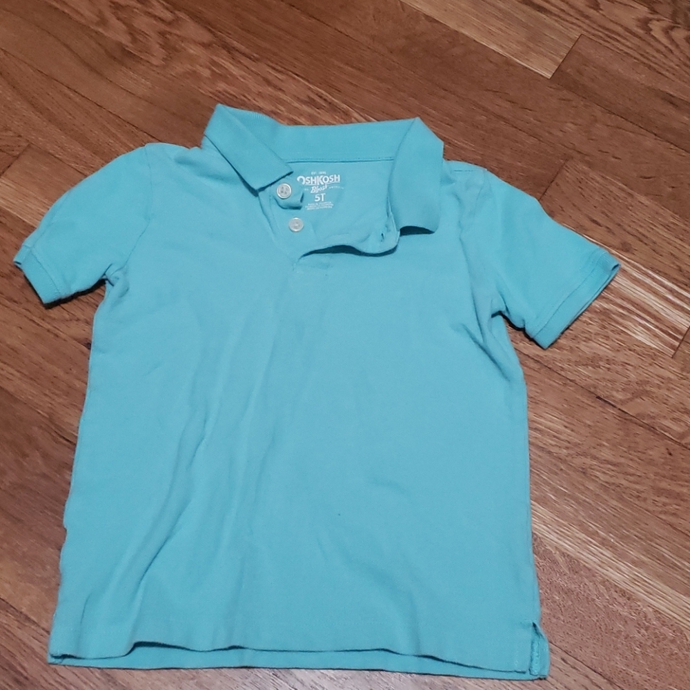 Light blue collared polo shirt